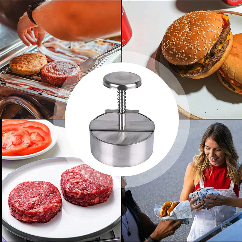 Stainless Steel Adjustable Patty Maker - Image 5
