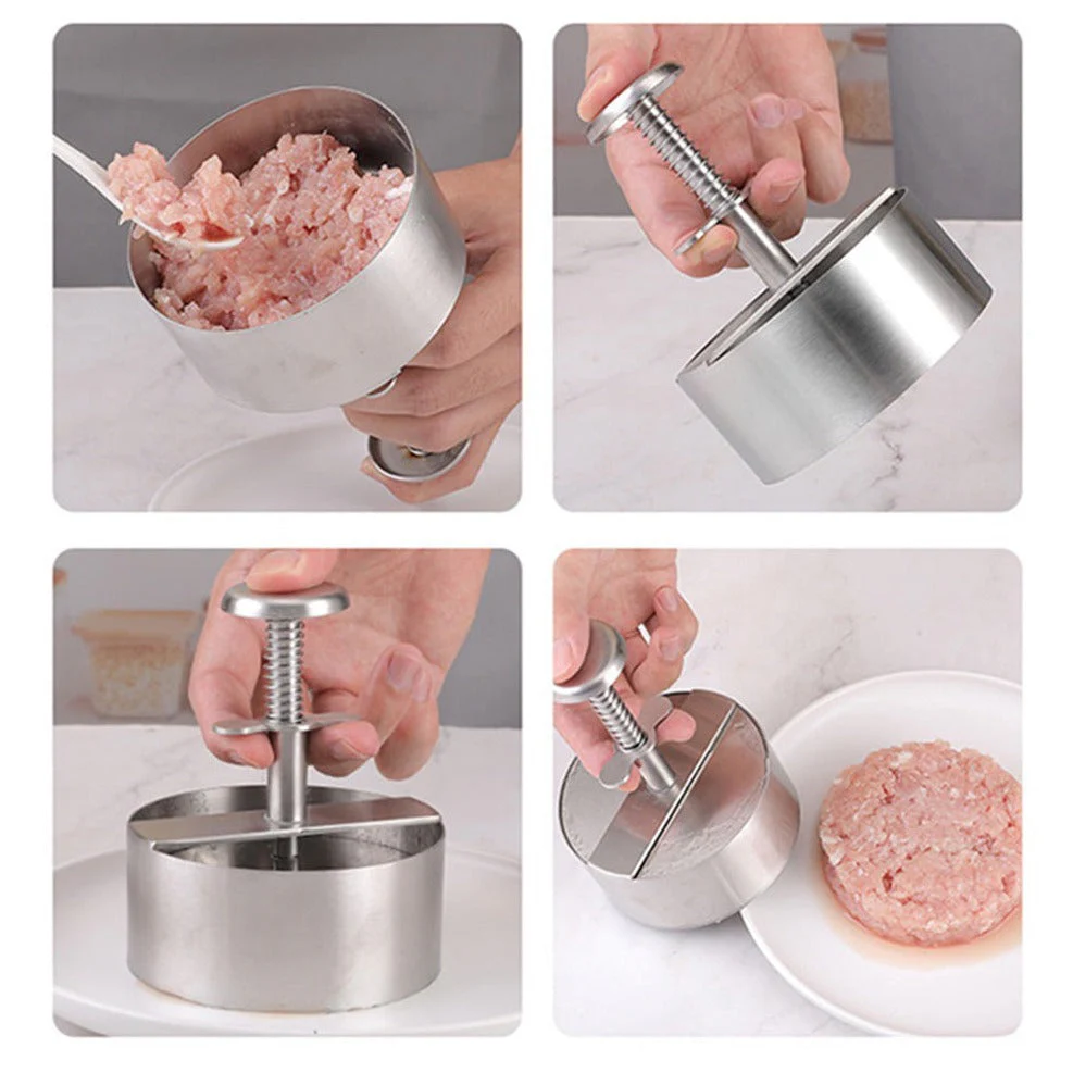 Stainless Steel Adjustable Patty Maker - Image 7