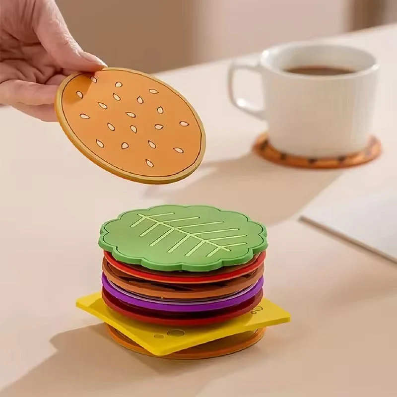Burger Stack Cup Heat Coaster - Image 3