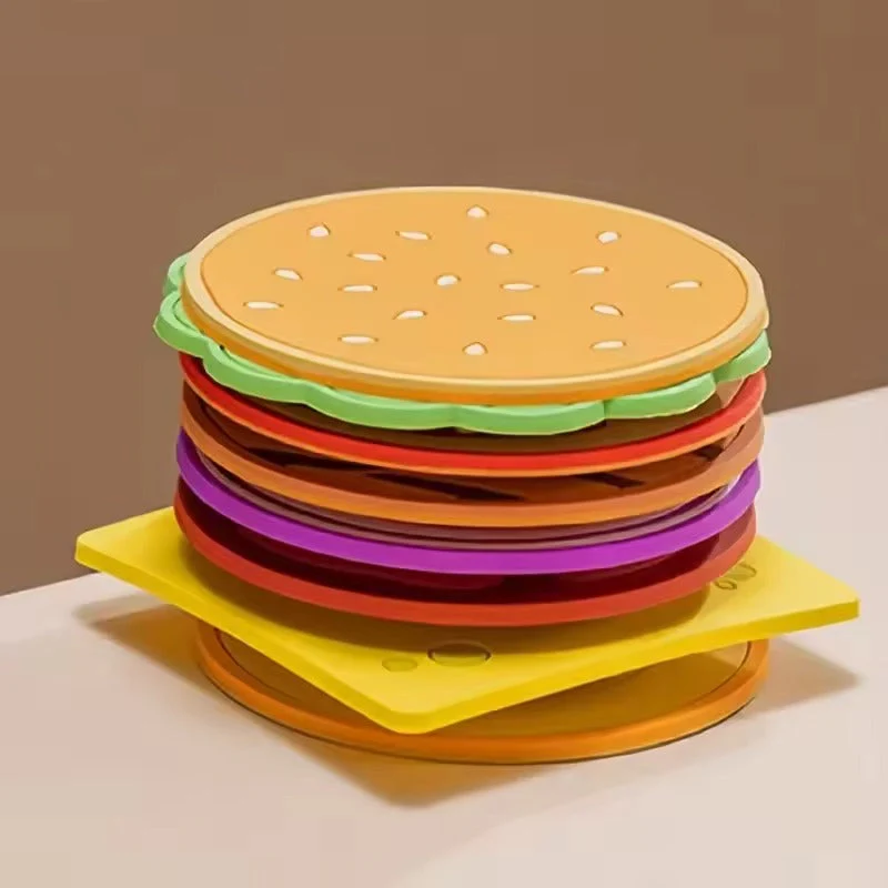 Burger Stack Cup Heat Coaster - Image 5