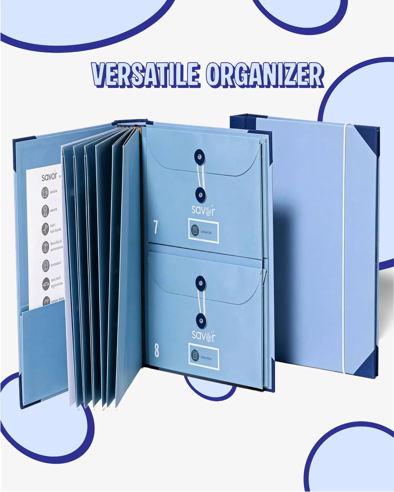Premium Folio Document Organizer - Image 3