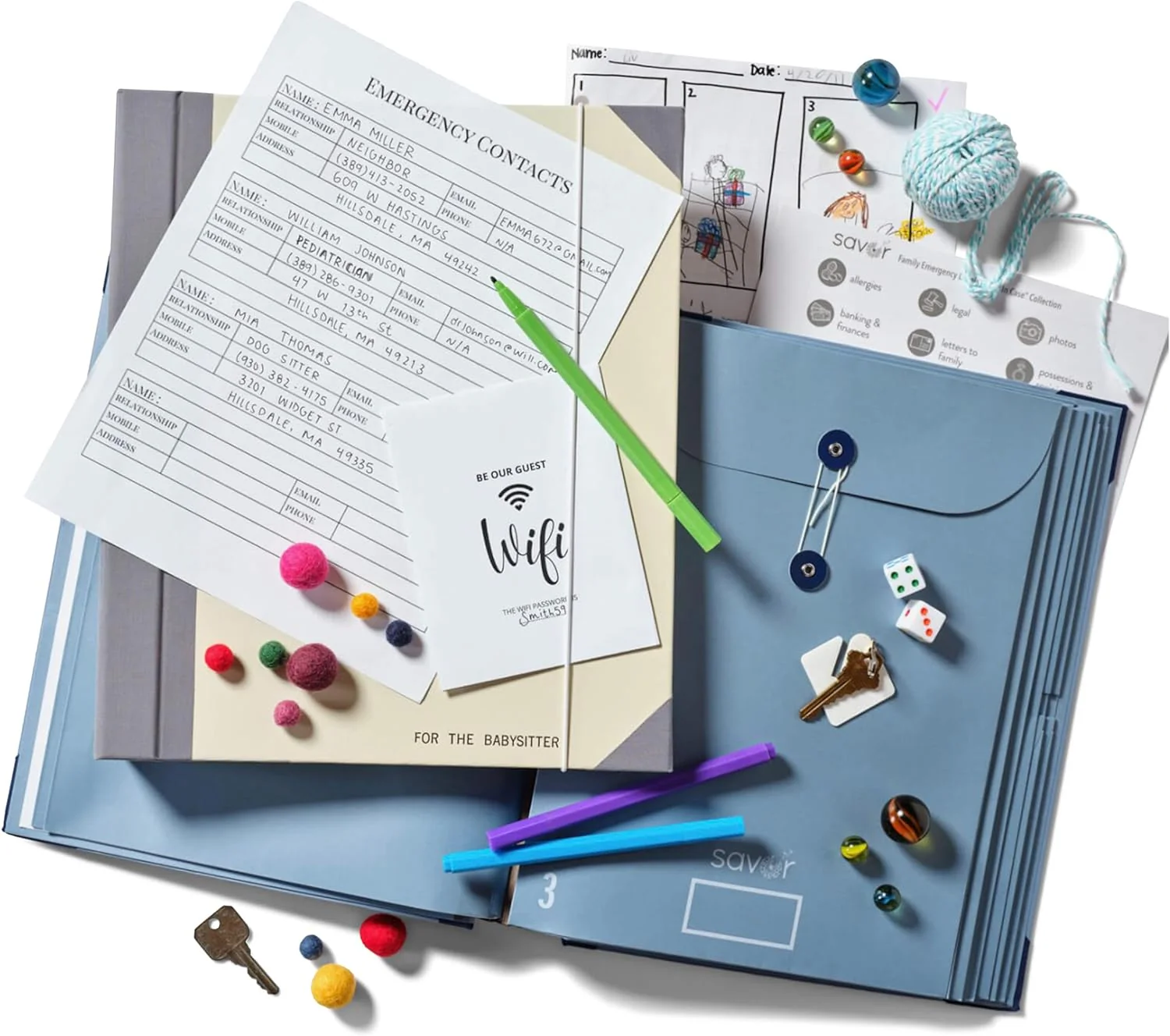Premium Folio Document Organizer - Image 9