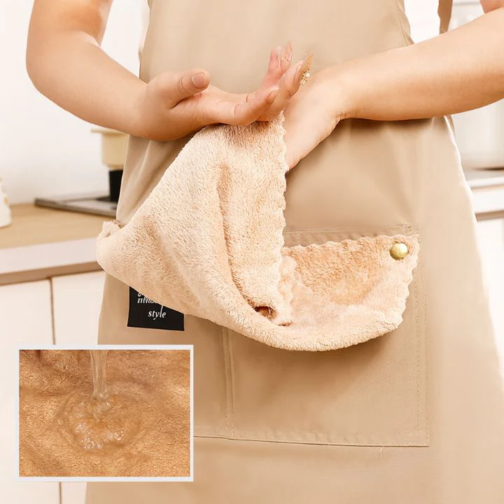 Everyday Apron with Towel Clip & Pockets - Image 3