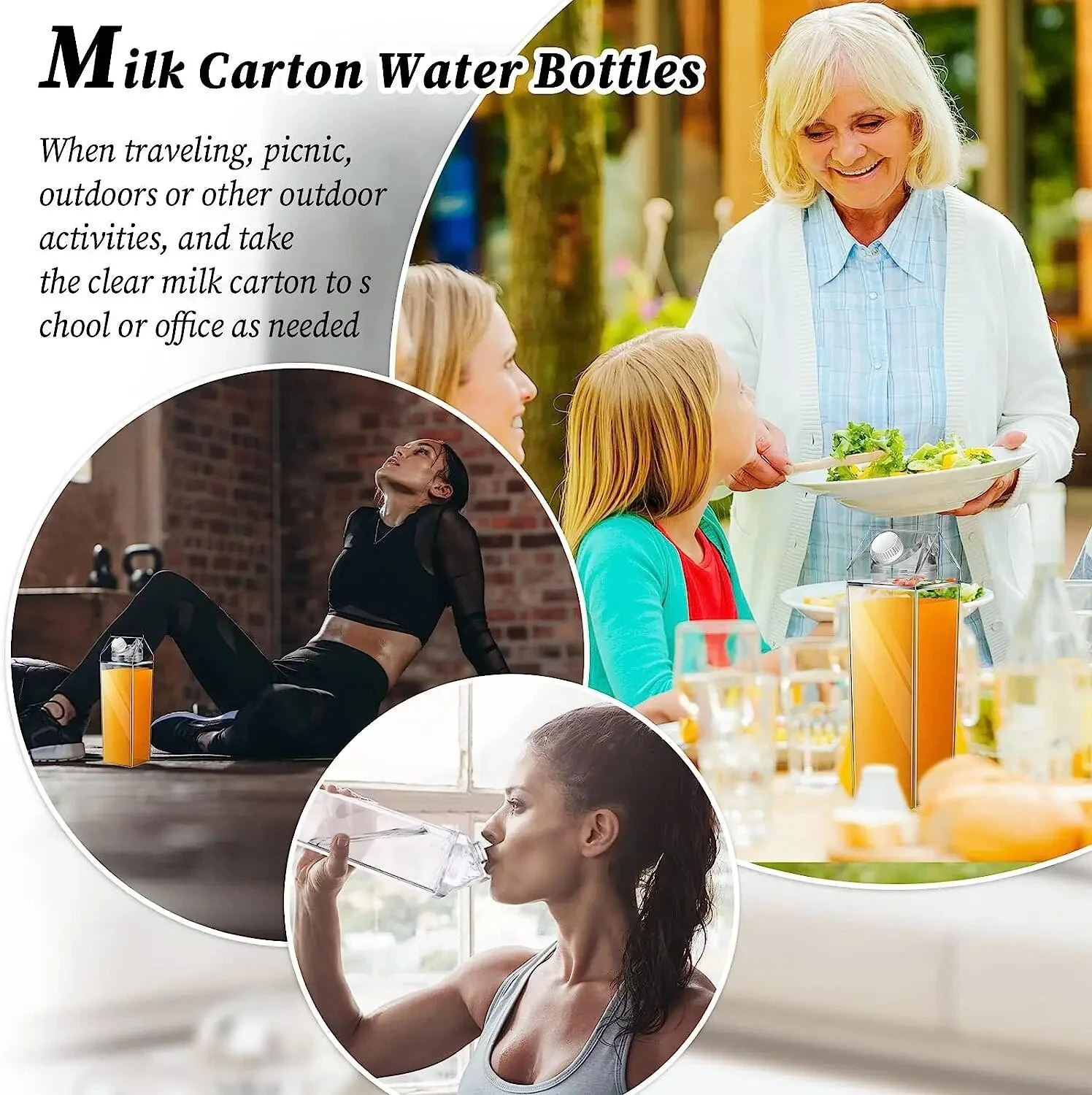 premium juice & milk Clear Bottle - Image 4