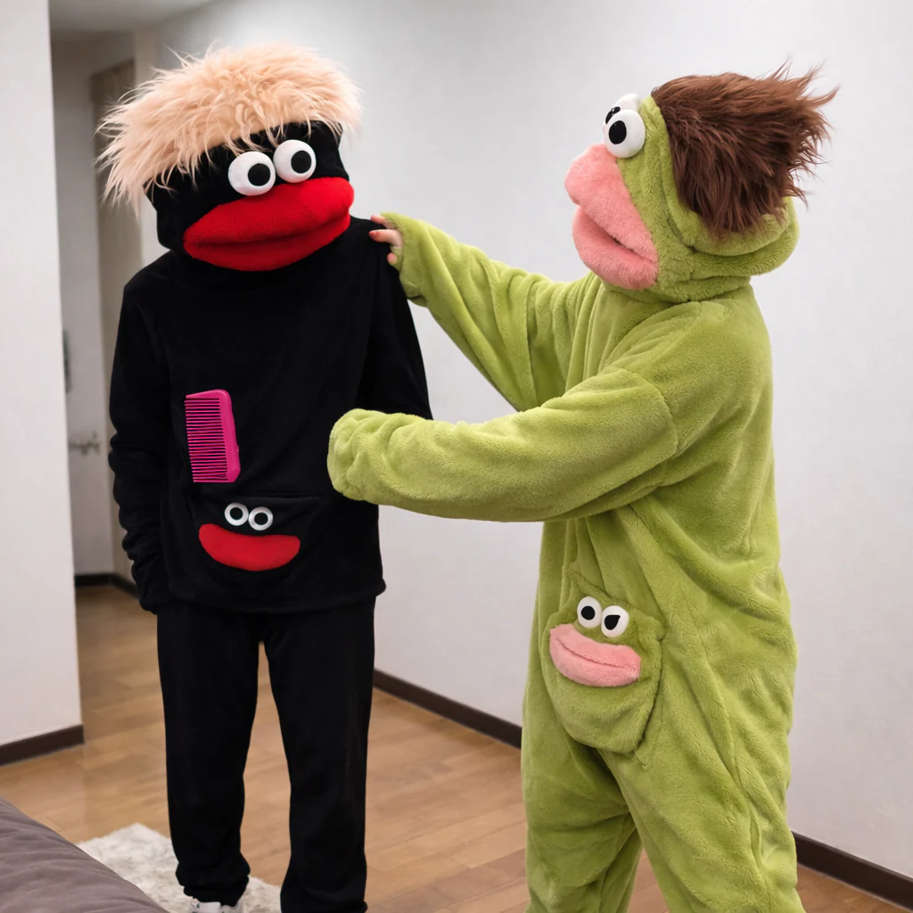 Funky Face Giggle Monster Costume - Image 4