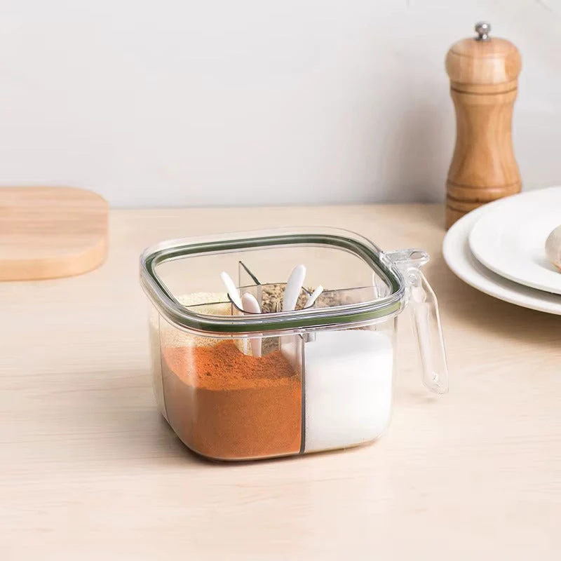 Multi-Section Spices Container with Spoon - Image 6