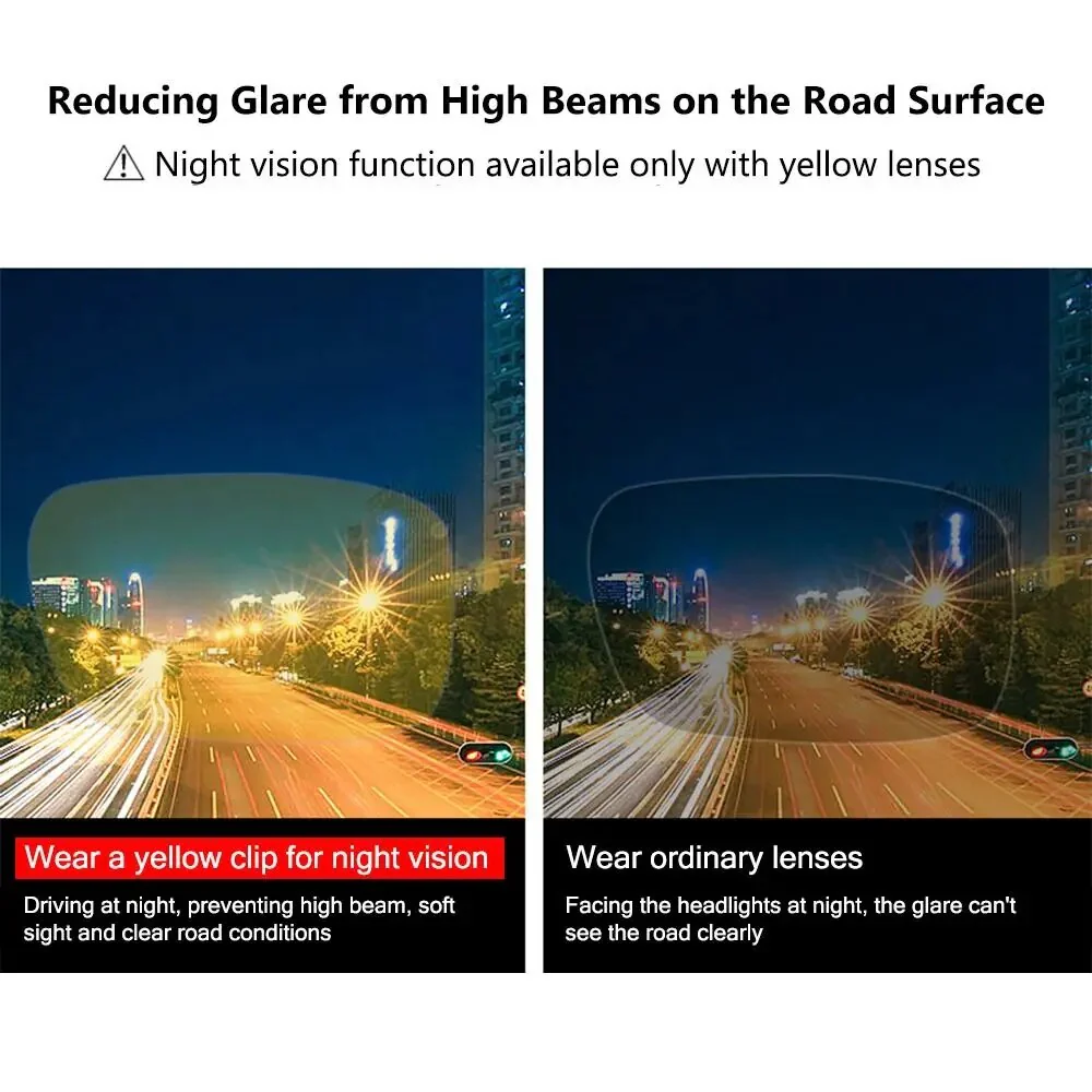 Polarized Clip-on Glasses with UV400 Protection - Image 4