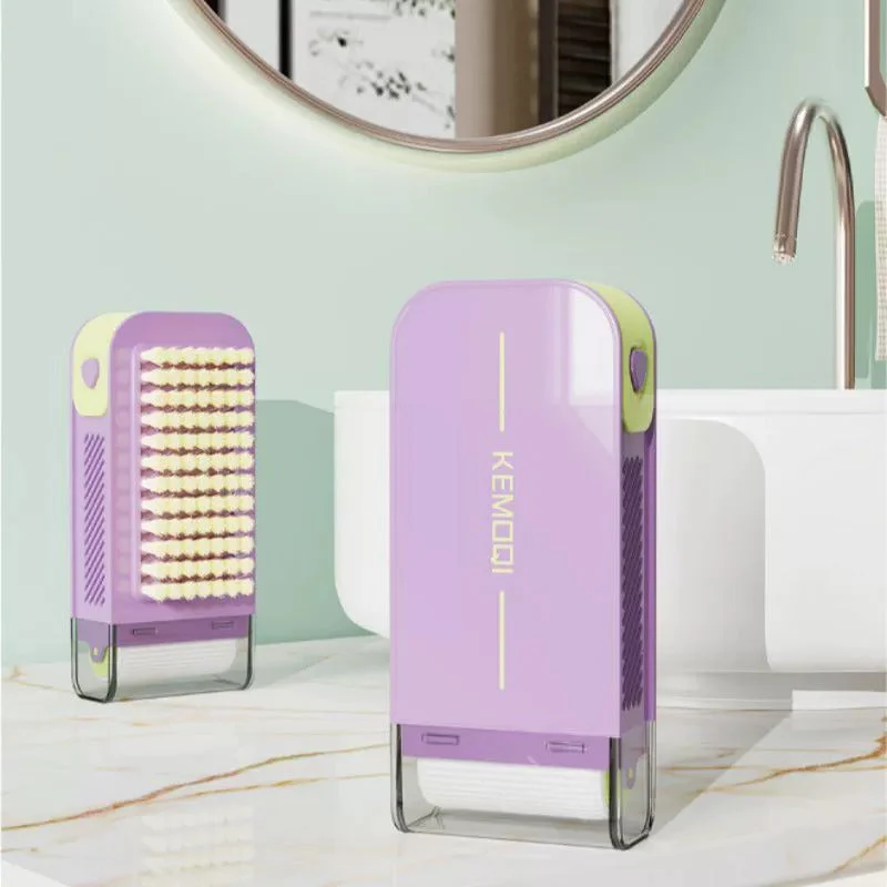 Press & Foam Soap Dispensing Brush - Image 5