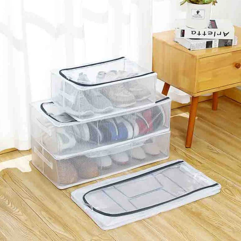 PVC Foldable Transparent Storage Box for Shoes, Toys, Clothes, Books etc. - Image 7