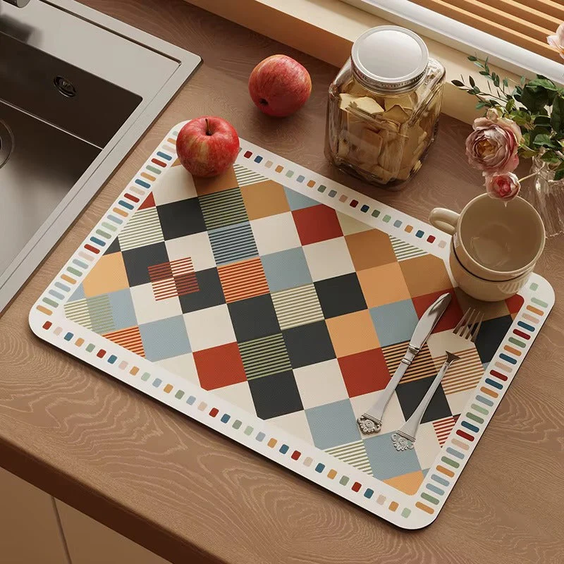 QuickDry Kitchen Water Absorber Mat